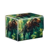ETLKJVBL for MTG Card Storage Solution, Dinosaur Dense Jungle for MTG Card Box and Commander Decks, High Capacity Anime Card Sleeves for Mtg Deck Box, Designed Specifically for Mtg Players
