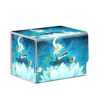 ETLKJVBL for MTG Card Storage Solution, Girl Sitting on the Flower for MTG Card Box and Commander Decks, High Capacity Anime Card Sleeves for Mtg Deck Box, Designed Specifically for Mtg Players