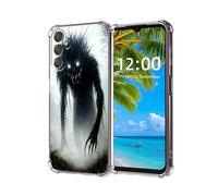 ETLKJVBL for Samsung Galaxy A16 5G Phone Case, Shadow Creature in Misty Woods High-Definition Painted Back Cover with Soft Transparent TPU Bumper, Shockproof Protective Case