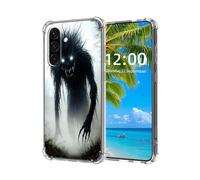 ETLKJVBL for Samsung Galaxy A36 5G Phone Case, Shadow Creature in Misty Woods High-Definition Painted Back Cover with Soft Transparent TPU Bumper, Shockproof Protective Case