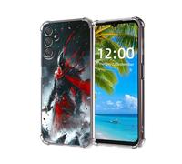 ETLKJVBL for Samsung Galaxy S23 Plus Case, The Dark - Cloaked Warrior High-Definition Painted Back Cover with Soft Transparent TPU Bumper, Shockproof Protective for S23 Plus Phone Case