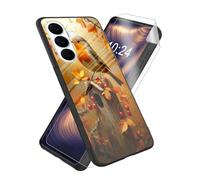 ETLKJVBL for Samsung Galaxy S26 Case, Robin On Birdhouse with Red Berries High-Definition Painted Glass Back Cover with Soft Silicone TPU Bumper, Shockproof Protective