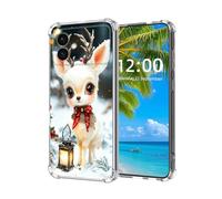 ETLKJVBL for Samsung Galaxy S26 Edge Case, Winter Deer with Lantern High-Definition Painted Back Cover with Soft Transparent TPU Bumper, Shockproof Protective Case
