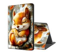 ETLKJVBL for Samsung Galaxy Tab A9 Case, Auto Sleep/Wake, Sleeping Squirrel on Autumn Branch Multiple Angles Viewing Folio Stand Case for Samsung Galaxy Tab A9 8.7 Inch 2023