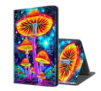ETLKJVBL for Samsung Galaxy Tab A9 Plus/ A9+ Case, Auto Sleep/Wake, Glowing Mushrooms in Forest Multiple Angles Viewing Folio Stand Case for Samsung Galaxy Tab A9 Plus/ A9+ 11 Inch 2023