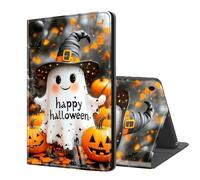 ETLKJVBL for Samsung Galaxy Tab A9 Plus/ A9+ Case, Auto Sleep/Wake, Happy Spooky Season Spectres Pumpkins Multiple Angles Viewing Folio Stand Case for Samsung Galaxy Tab A9 Plus/ A9+ 11 Inch 2023