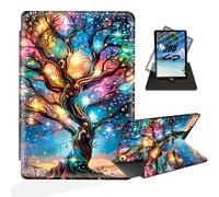 ETLKJVBL iPad Air 13 inch 2024 Case, 360 Degree Rotating Multi Angle Auto Sleep/Wake Shining Tree Exquisite Leather Case for iPad Air 13 inch 2024 Tablet