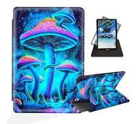 ETLKJVBL iPad Air 13 inch 2024 Case, 360 Degree Rotating Multi Angle View Auto Sleep/Wake Mushroom Forest Luminous Exquisite Leather Case for iPad Air 13 inch 2024 Tablet