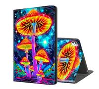 ETLKJVBL - iPad Pro 11 inch 2024 Case, Auto Sleep/Wake, Glowing Mushrooms in the Woods, Multi Angles, Multi-Angle Viewing for iPad Pro 11 inch