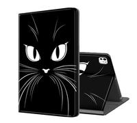 ETLKJVBL - iPad Pro 11 inch 2024 Case, Auto Sleep/Wake, Mysterious Cat Eyes in the Dark, Multiple Angles, Folio Stand Display for iPad Pro 11
