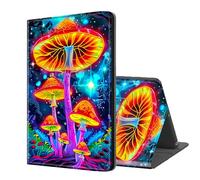 ETLKJVBL Kindle Paperwhite 2024/Kindle Colorsoft 2024 Case, Auto Sleep/Wake Glow Mushrooms in the Forest Exquisite Leather Case for Kindle Paperwhite 12th Generation 7 inch