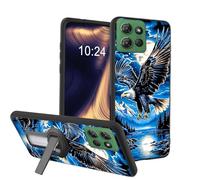ETLKJVBL Lightweight Mobile Accessory for Motorola Moto G 2026 Case, Eagle Soaring Mountain Shockproof Protective Cover with 360-Degree Versatile Rotating Stand Stylish Design