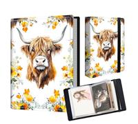 ETLKJVBL - Photo Album 4x6 Photo Album Family Wedding Photo Album Personalized Highland Cow Photo Albums Photo Albums for Holiday Memories