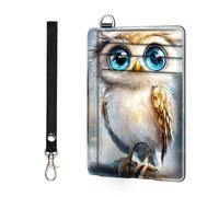 ETLKJVBL Slim Minimalist Front Pocket, RFID Blocking Wallet for Men and Women, Keep Your Credit Cards and Personal Information Secure, Security Pockets for, Cute baby owl, Minimalist