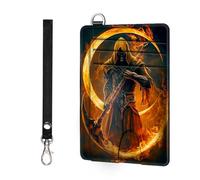 ETLKJVBL Slim Minimalist Front Pocket RFID Blocking Wallet for Men&Womem, Keep Your Credit Cards and Personal Information Safe, Security Pockets for Business Card Holde-21, Scythe of Skeleton is on