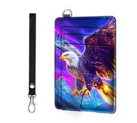 ETLKJVBL Slim Minimalist Front Pocket RFID Blocking Wallet for Men&Womem, Keep Your Credit Cards and Personal Information Safe, Security Pockets for Business Card Holde-16, Majestic Eagle, Minimalist