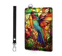 ETLKJVBL Slim Minimalist Front Pocket RFID Blocking Wallet for Men&Womem, Keep Your Credit Cards and Personal Information Safe, Security Pockets for Business Card Holde-13, Beautiful Hummingbird
