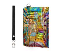 ETLKJVBL Slim Minimalist Front Pocket, RFID Blocking Wallet for Women and Men, Keep Your Credit Cards and Personal Information Secure, Security Pockets for, Bookstore, Filled Books, Minimalist