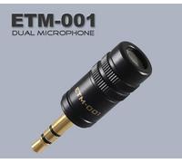 ETM-001 EDUTIGE Dual Microphone voice recording & chatting - GoPro,DSLR,Recorder