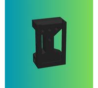 ETM 3D Prints Wall Mount Bracket Compatible with Just Eat/Uber Eats Sumni V2S Plus OrderPad (Black, Sumni V2s Plus)
