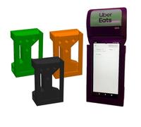 ETM 3D Prints Wall Mount Bracket Compatible with Just Eat/Uber Eats Sumni V2S Plus OrderPad (Green, Sumni V2s Plus)