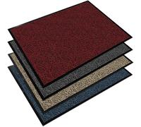 etm Dirt Trapper Door Mat Entrance Mat SKY (Red/Mottled, 90 x 150 cm) Indoor & Outdoor Doormat, Washable Front Door Mat Non-Slip Backing Super Absorbent Floor Mat Entrance Rug Barrier Mat