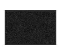 etm Dirt Trapper Mat, Non-slip Cleaning Entrance Mat, Doormat for Homes and Businesses, Machine Washable Door Mat, Dust Control Entrance Runner (120 x 300 cm, black)