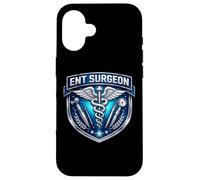 ETN Surgeon Caduceus Otorhinolaryngology Otolaryngology MD Case for iPhone 16