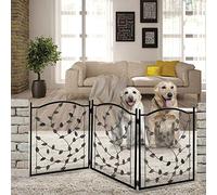 Etna Products TT Leaf Design Metal Pet Gate