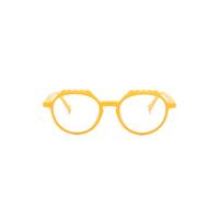 Etnia Barcelona Ba-baaaang round-frame glasses - Yellow One Size