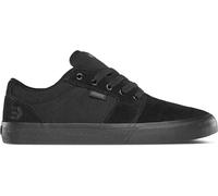 Etnies Barge LS - Classic Skate Look, Slim Vulcanized Silhoutte, Hefty Armored Collar, Reinforced Vulc - Black/Black/Black - 9