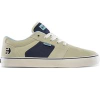 Etnies Barge LS - Classic Skate Look, Slim Vulcanized Silhoutte, Hefty Armored Collar, Reinforced Vulc, Cushioned Fit, Everyday Sneakers Tan Navy