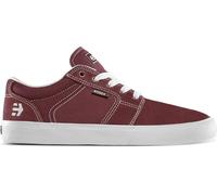 Etnies Barge LS - Classic Skate Look, Slim Vulcanized Silhoutte, Hefty Armored Collar, Reinforced Vulc, Cushioned Fit, Everyday Sneakers Maroon