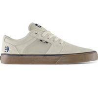 Etnies Barge LS - Classic Skate Look, Slim Vulcanized Silhoutte, Hefty Armored Collar, Reinforced Vulc - White/Navy - 11