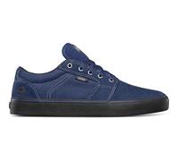 Etnies Barge LS Classic Skate Look, Thin Vulcanized Silhouette, Reinforced Rugged Collar, Reinforced Vulcanisation, Cushioning Fit, Daily Sneakers, Indigo Raw, 11 UK