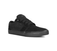 Etnies Barge LS - Classic Skate Look, Slim Vulcanized Silhoutte, Hefty Armored Collar, Reinforced Vulc, Cushioned Fit, Everyday Sneakers Black