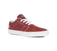 Etnies Barge LS - Classic Skate Look, Slim Vulcanized Silhoutte, Hefty Armored Collar, Reinforced Vulc, Cushioned Fit, Everyday Sneakers Maroon