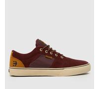 Etnies Barge LS Skate Shoes - Burgundy/Brown