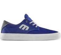etnies Barge Plus - Enhanced Skate Comfort, Reinforced Vulc, Cushioned Feel, Everyday Sneakers - Navy/Dark Grey/Blue - 12