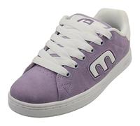 Etnies Callicut W's - Women’s Heritage Skate Style, Puffy Look, 90's Chunky Vibe, Reinforced Cupsole, Cushioned Feel, Everyday Sneakers - Lavender - 8