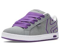 Etnies Fader - Classic Skate Heritage Style with on-Trend Puffy Look, Reinforced Cupsole, Cushioned Fit, Everyday Sneakers - Grey/Purple - 11