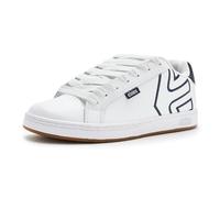 Etnies Fader - Classic Skate Heritage Style with on-Trend Puffy Look, Reinforced Cupsole, Cushioned Fit, Everyday Sneakers - White/Navy - 8,5