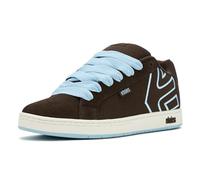 Etnies Fader - Classic Skate Heritage Style with on-Trend Puffy Look, Reinforced Cupsole, Cushioned Fit, Everyday Sneakers - Brown/Blue - 3,5