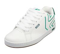 Etnies Fader Mens White Green Skate Trainers - 9 UK