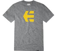 Etnies Icon Tee - Grey/Yellow - XXL