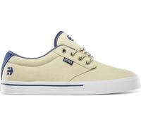 Etnies Jameson 2 Eco Sustainable Skate Style, Reinforced Cupsole, Cushioned Feel, Everyday Sneakers, Vegan - Tan/Blue/White - 8,5