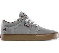 Etnies Kids Barge LS Vulc Skate Shoe, Grey/Gum/RED, 1.5 UK