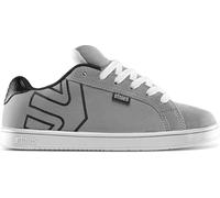 Etnies Kids' Fader Skate Shoe, Light Grey/Black, 3.5 UK