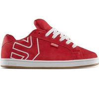 Etnies Kids' Fader Skate Shoe, RED/White, 4 UK