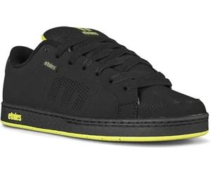 Etnies Kingpin - Classic Skate Heritage Fashion Style with on-Trend Puffy Look, Reinforced Cupsole - Black/Green/Black - 7,5